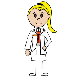 This cute doctor clip art is 