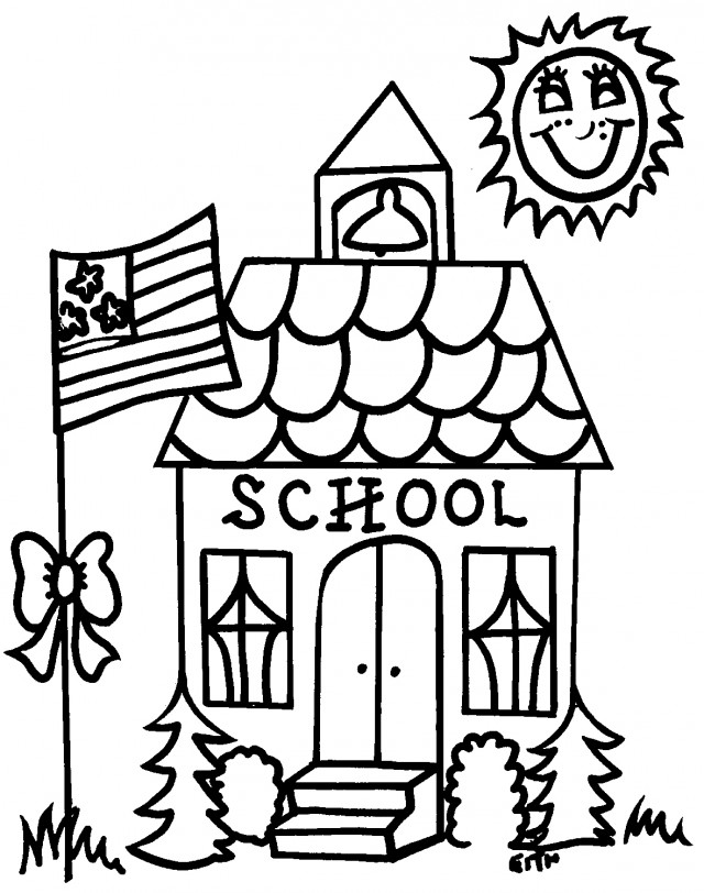 preschool clipart black and white
