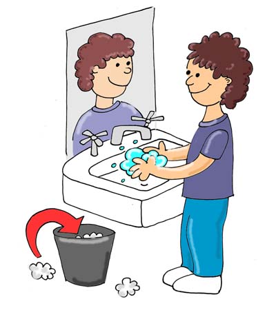 kids bathroom clip art