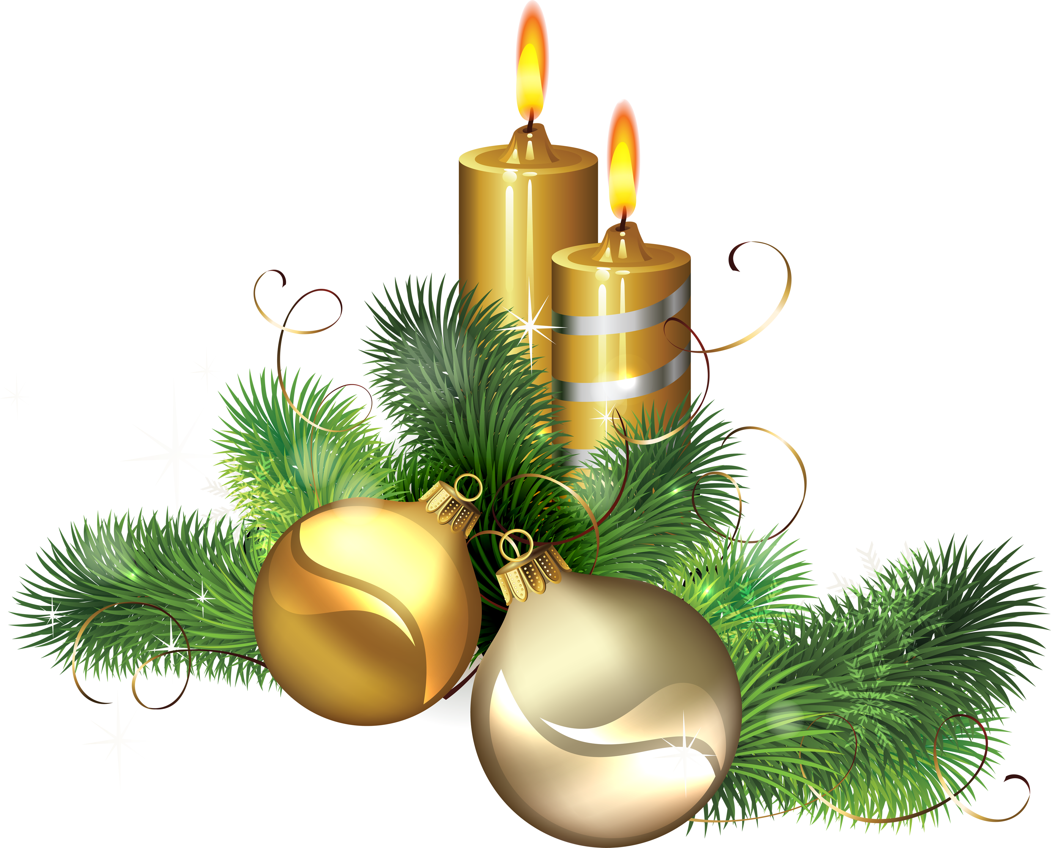 Christmas candle clipart childs hand 