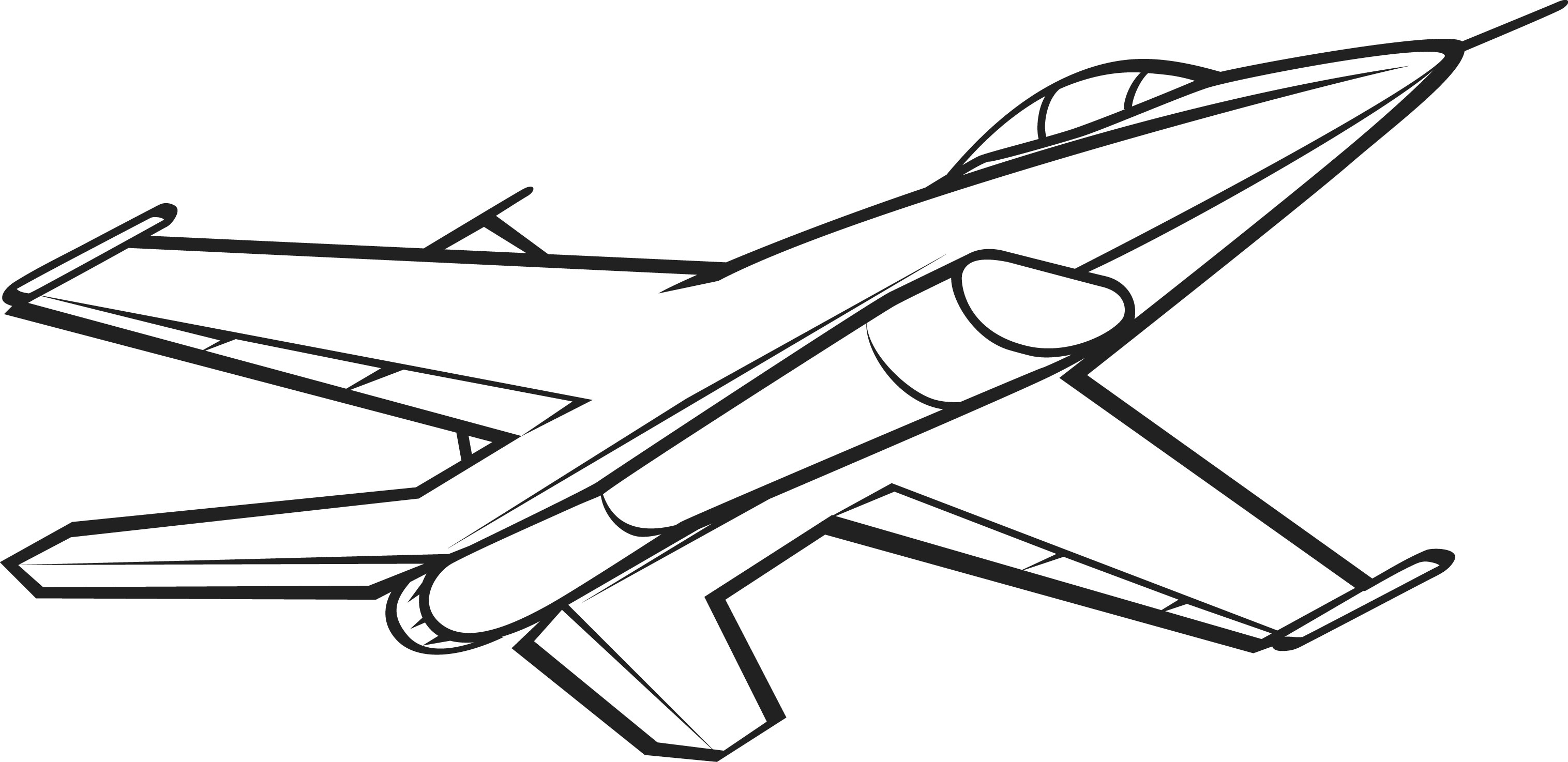 Airplane Drawing Pictures 