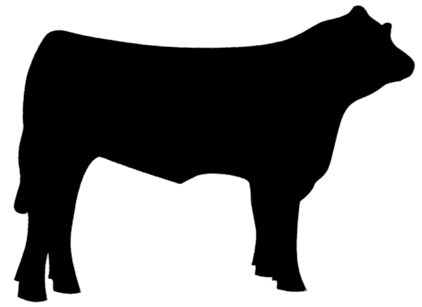 Dairy Cow Silhouettes 