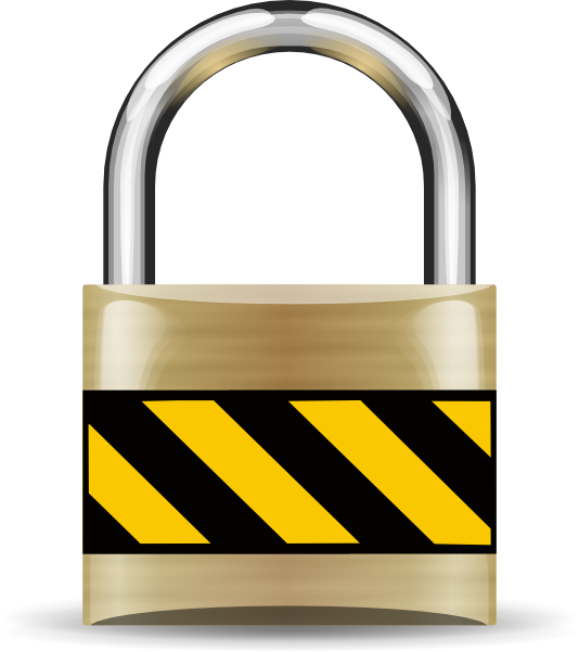 Gold Lock Cliparts