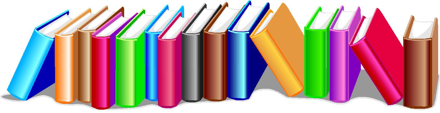 row of books clipart - Clip Art Library