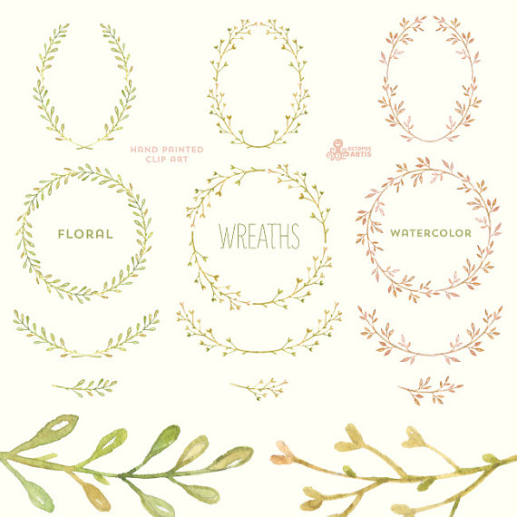 wreath clip art frames - Clip Art Library