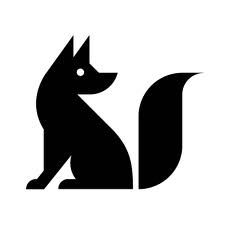 Fox silhouette clipart 
