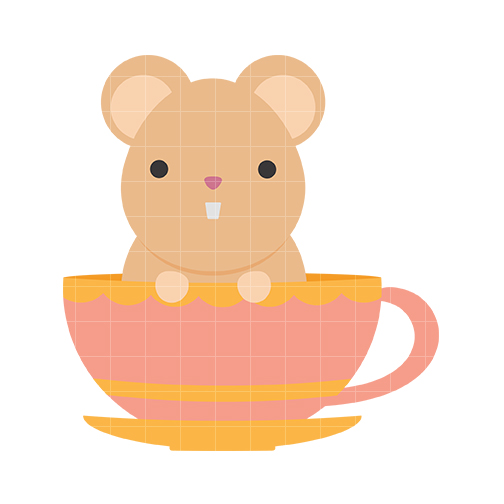 Cute Hamsters Cliparts