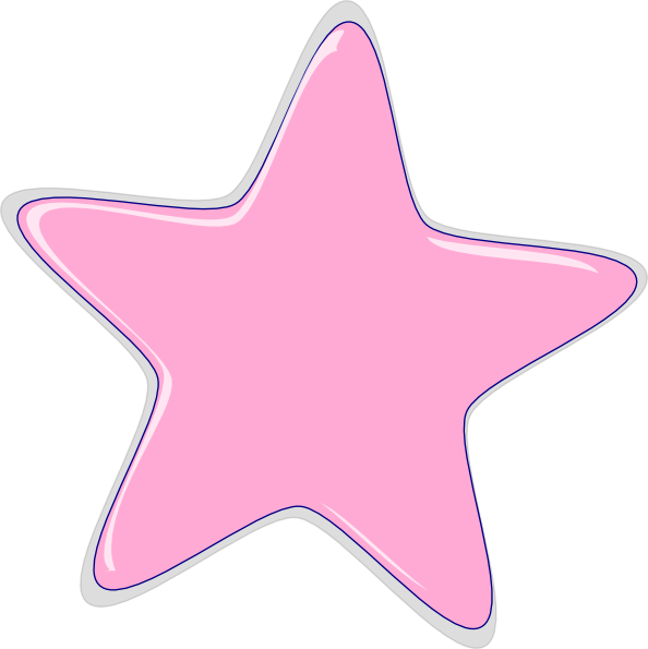 Pink Pastel Star Png