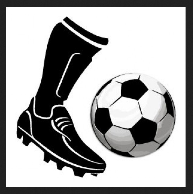 Soccer clipart image 
