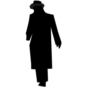 Man Walking Silhouette Image 