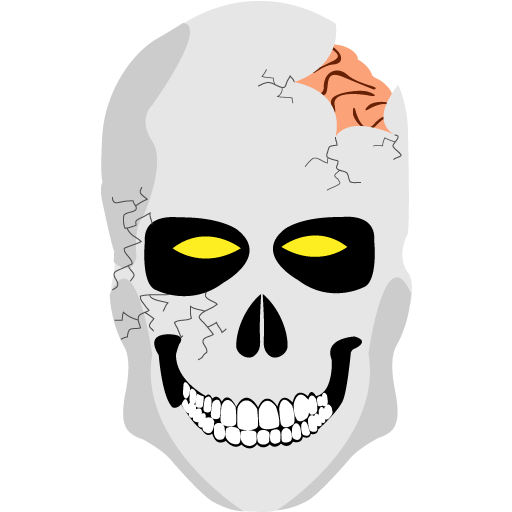 Free Evil Skull Clipart 