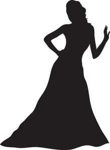 Woman Silhouette Clipart  Woman Silhouette Clip Art Image 