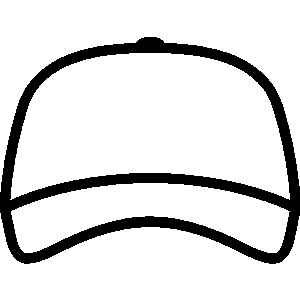 front baseball cap clipart - Clip Art Library