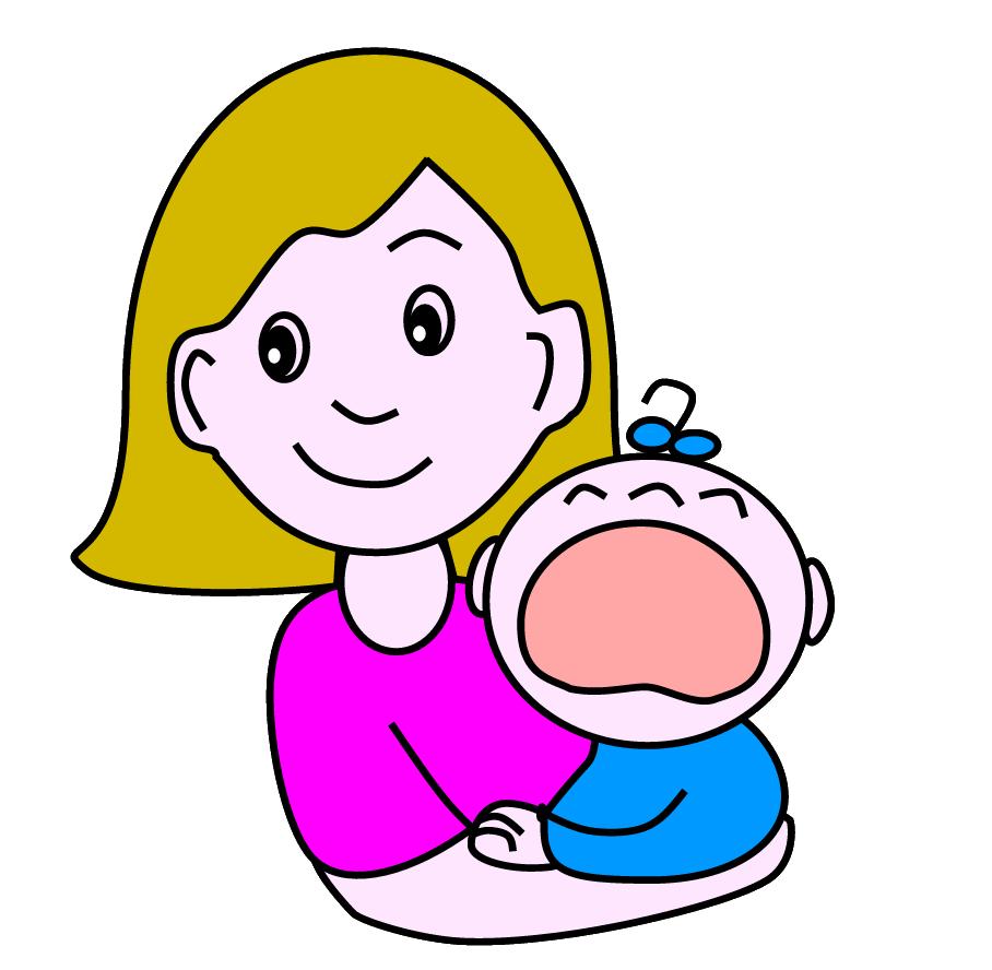 Women Babysitting Cliparts