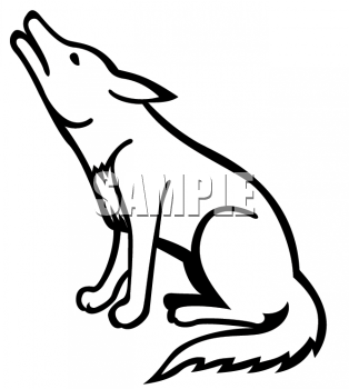 Howl The Animal Clipart 