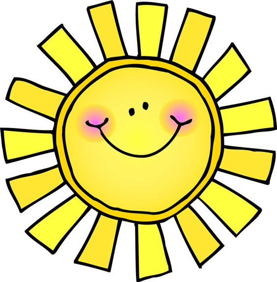 Cute Sunshine Cliparts - Add Some Cheer to Your Designs!