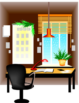 clipart home office room - Clip Art Library