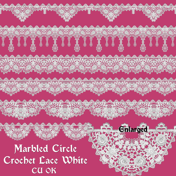 Crochet Vintage Lace Clipart 