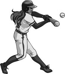 Thanksgiving Softball Cliparts