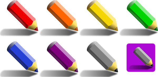 Color Pencils Clip Art at Clker 