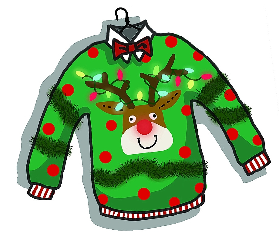 ugly christmas jumper clipart - Clip Art Library