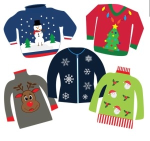 Ugly Sweater Christmas Clipart 