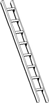 Ladder Black And White Clipart 