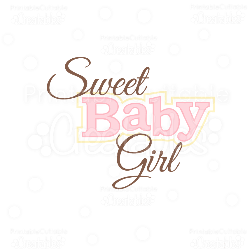 Baby clipart base girl 