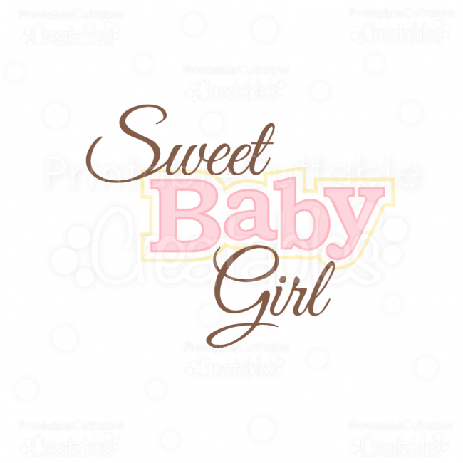 Baby clipart base girl 