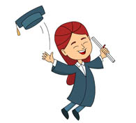Graduation Student Cliparts