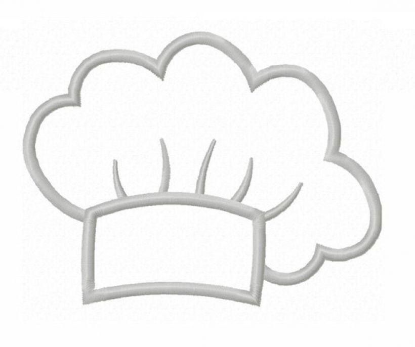 Apple chef hat clipart 