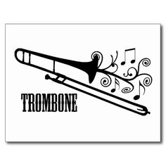 trombone tattoo designs 