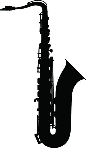 Clipart clarinet silhouette 