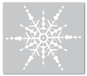 Snowflake clipart black and white no background 