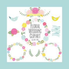 Summer Wedding Cliparts