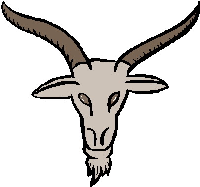 goat horns clip art - Clip Art Library