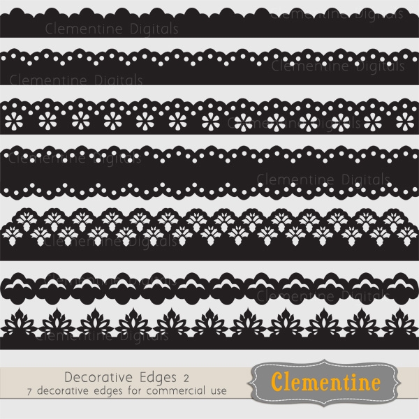 Brown Lace Cliparts