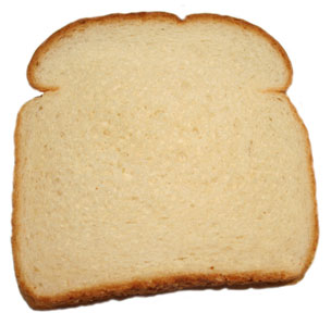 Slice Of Bread Clipart Black And White 