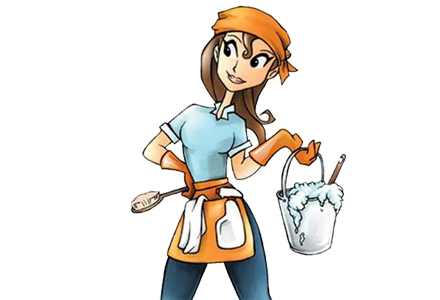 Cleaning Lady Clipart 