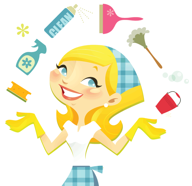 animated cleaning lady - Clip Art Library