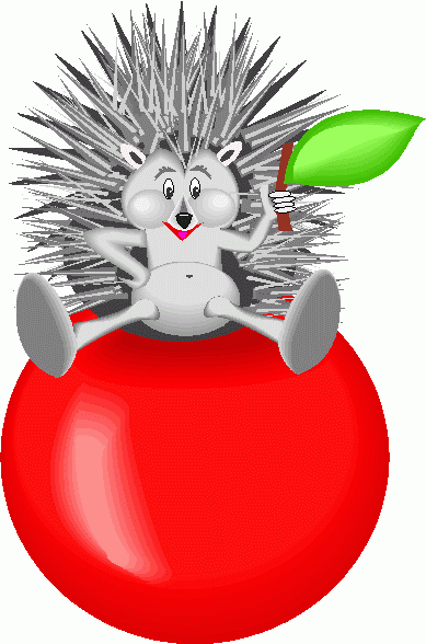 Sad Hedgehog Cliparts