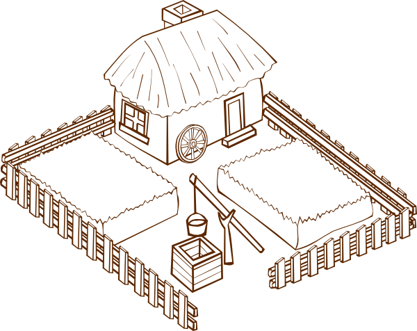 Farm Home Cliparts