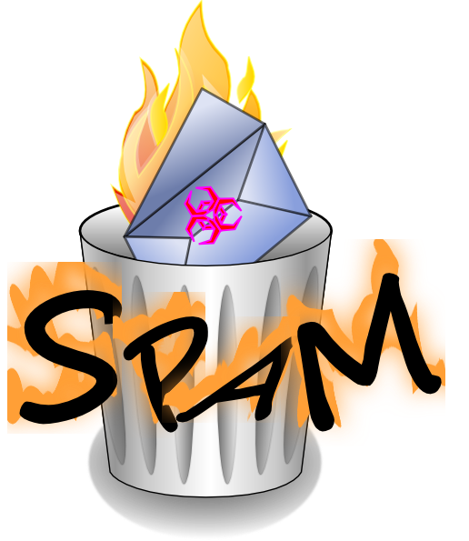 Free spam mail clipart 