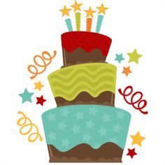 Cute Birthday Cake Clipart 
