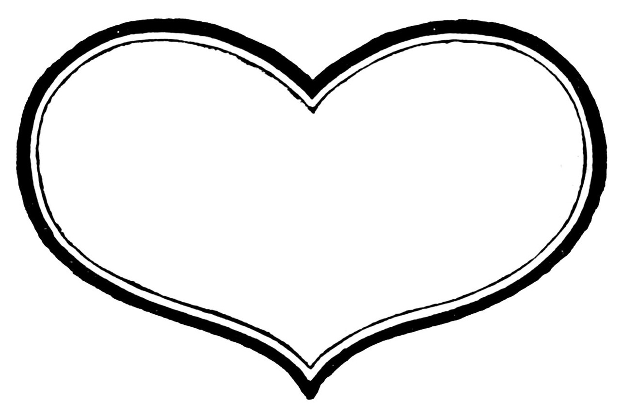 Free Heart Shape Black And White, Download Free Heart Shape Black And White  png images, Free ClipArts on Clipart Library