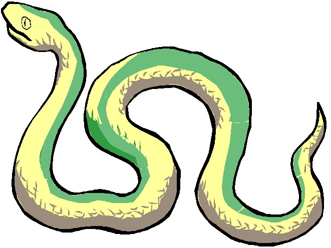 Swamp Snakes Clipart: Add a Touch of Danger to Your Designs