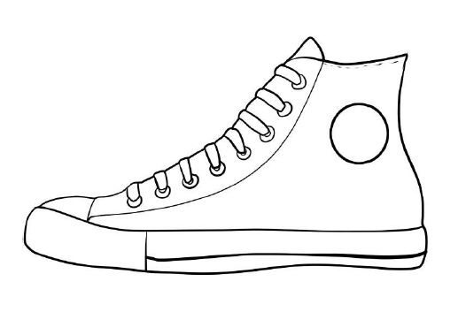 pete the cat shoe coloring page - Clip Art Library