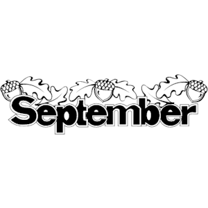 September calendar clipart west arundel creative arts 