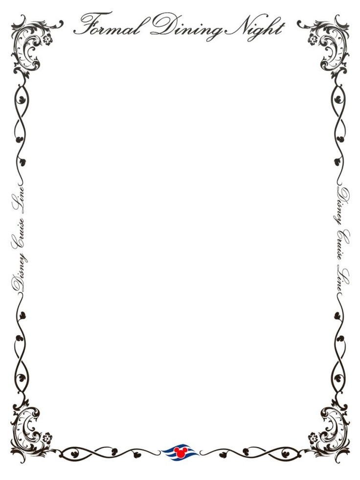 Formal Borders Clipart Color 