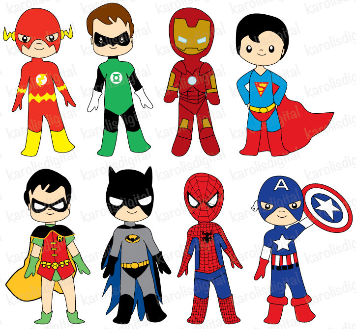 a list of marvel comics superheroes clipart
